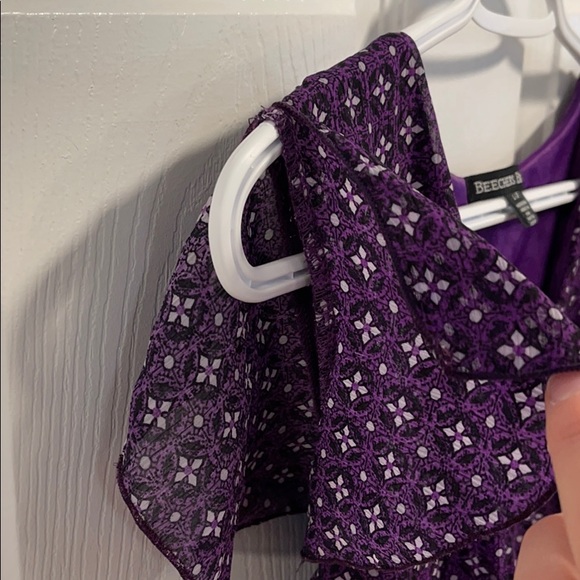 Beecher Brook Purple crisscross, cold should shirt - Picture 4 of 10